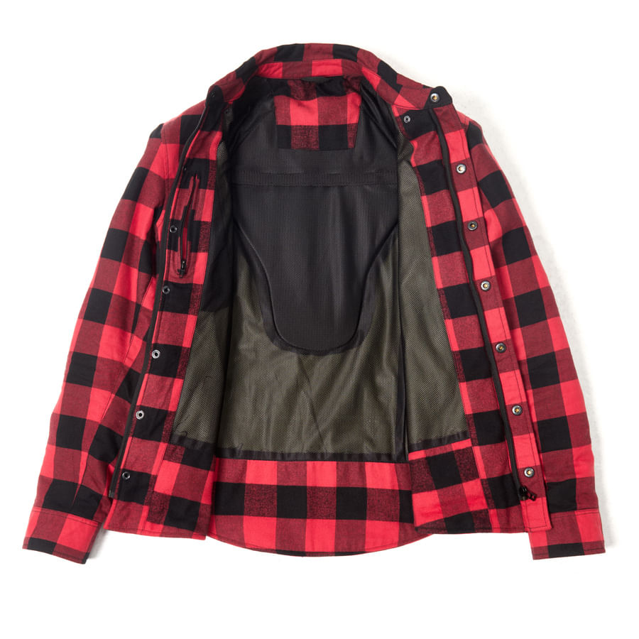 Campera NTO Kurt Hombre Negro / Rojo